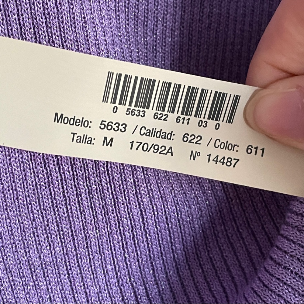 Massimo Dutti Metallic Open Back Ribbed Sweater - Picture 5 of 5